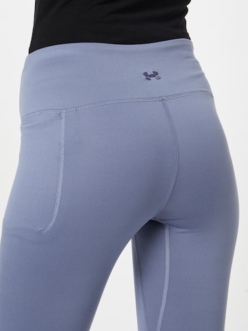 UNDER ARMOUR Skinny Workout Pants 'Meridian' in Purple