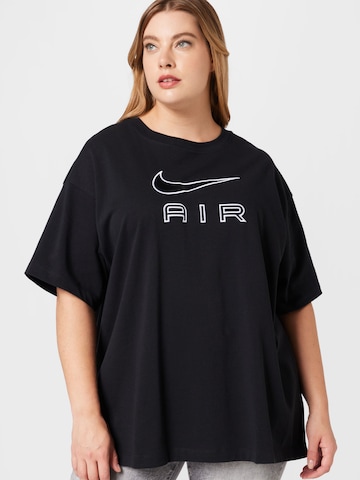 Nike Sportswear Shirt in Black: front