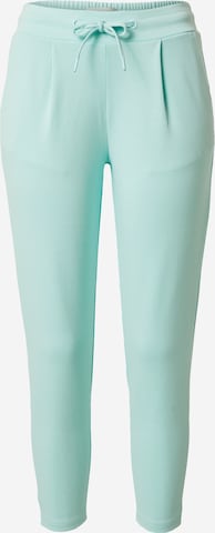 ICHI Pleat-Front Pants 'KATE' in Blue: front