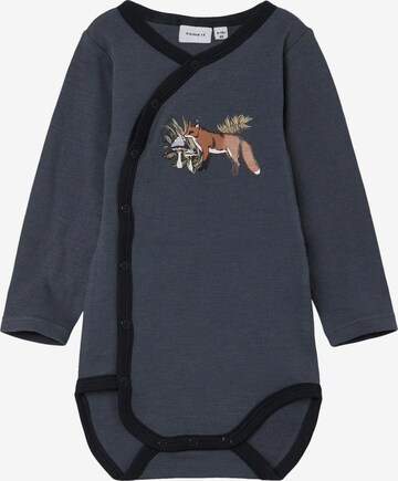 Tutina / body per bambino di NAME IT in grigio: frontale