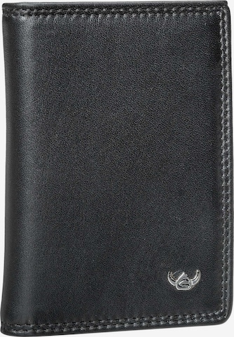 Porte-monnaies 'Protect 101' GOLDEN HEAD en noir : devant