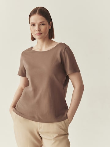 TATUUM Blouse in Beige: front