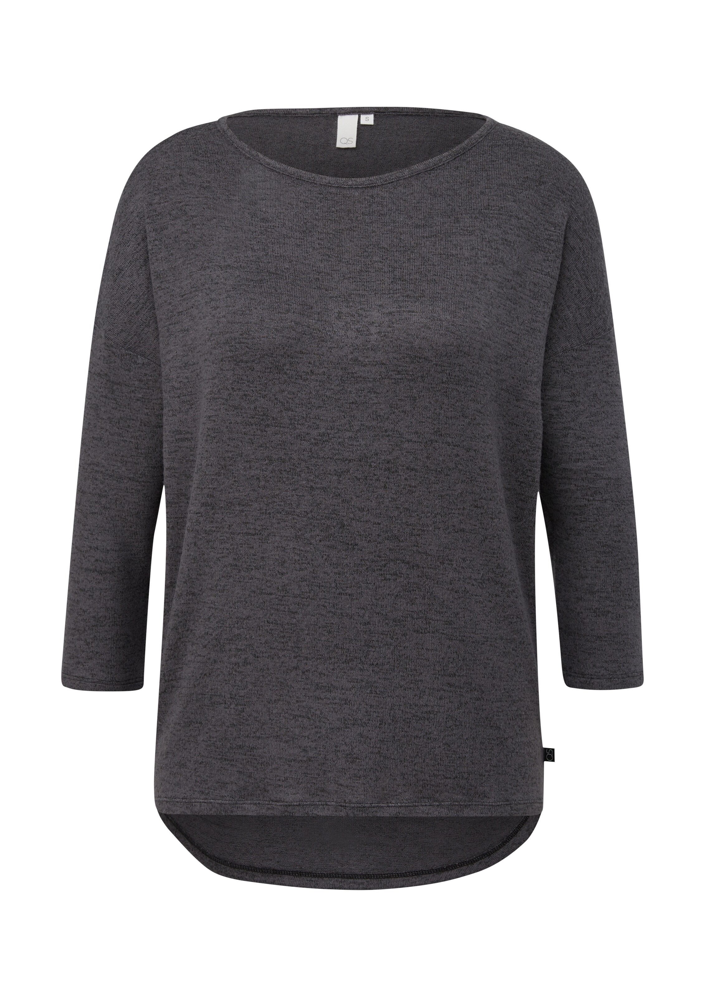 T-shirt QS en gris : devant