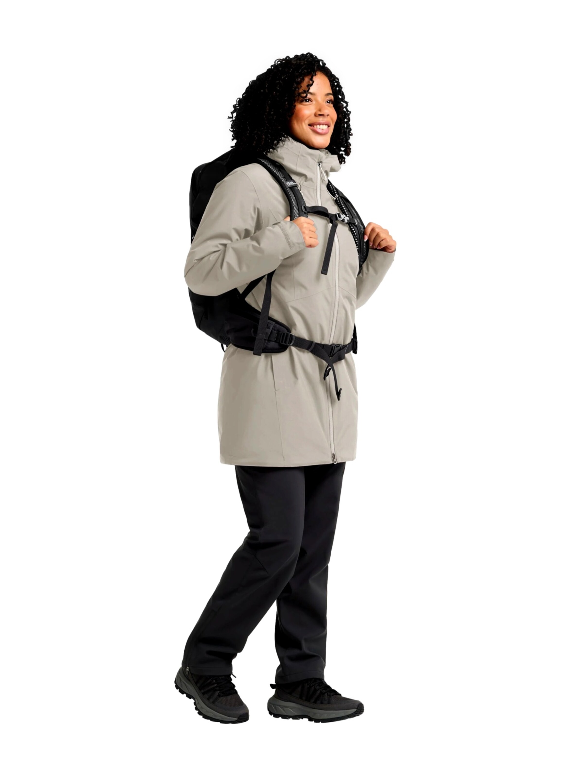 JACK WOLFSKIN Winterjas 'Heidelstein' in Beige