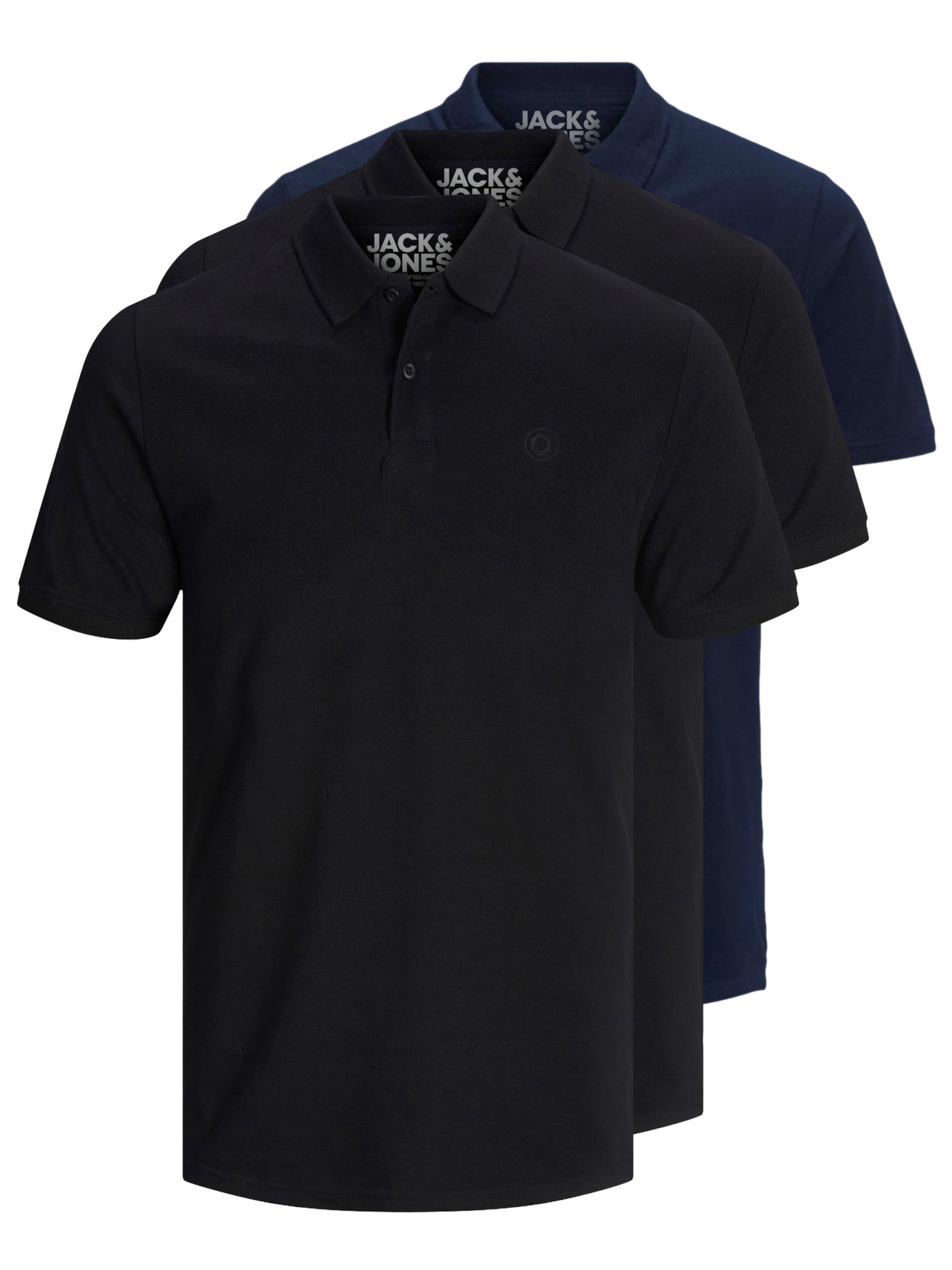 JACK & JONES Poloshirt 'JJBasic' in Blau: Vorderseite