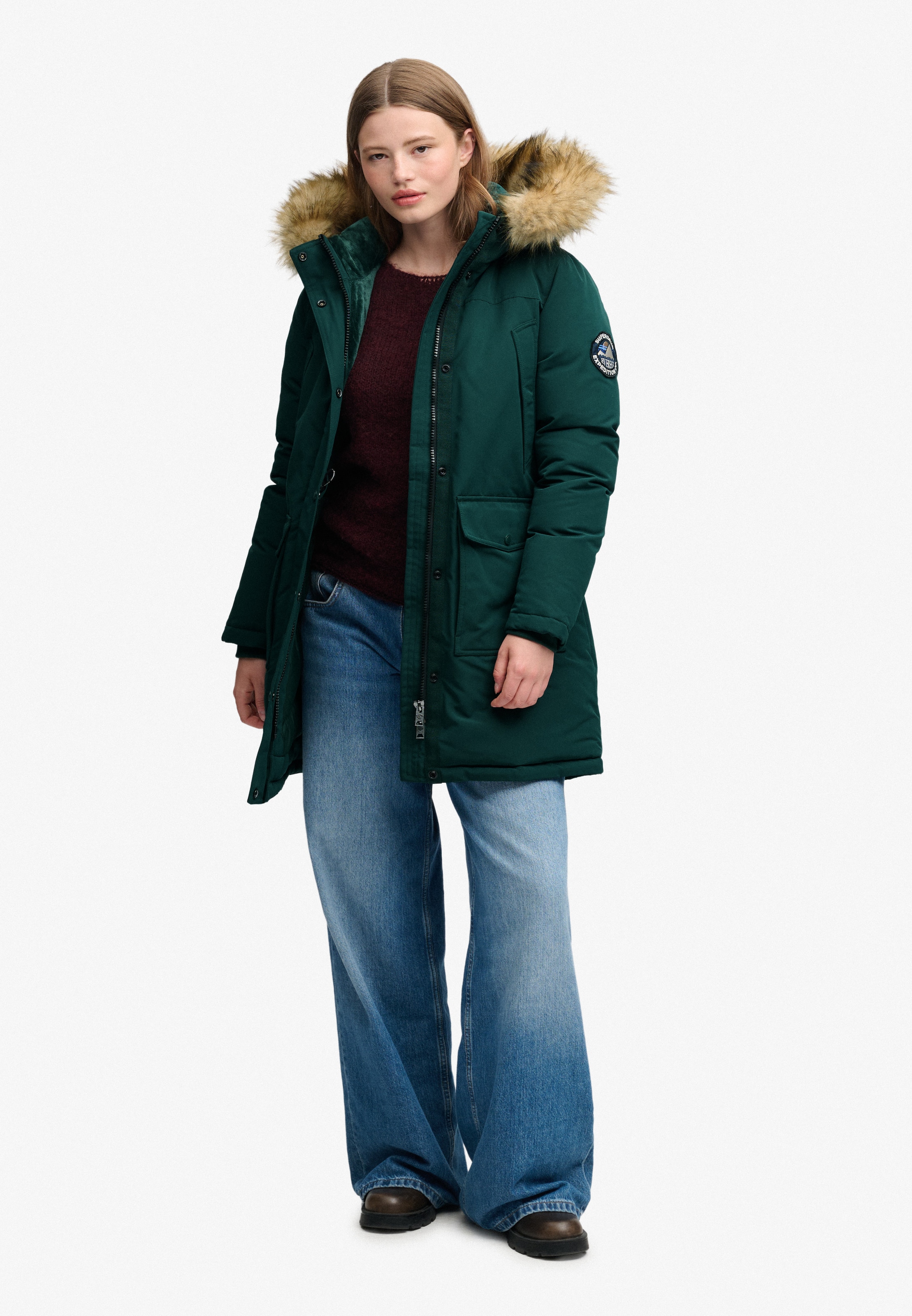 Superdry & Co Winterparka 'Everest' in Groen
