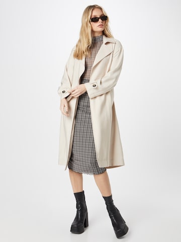 ABOUT YOU Between-Seasons Coat 'Vicky' in Beige
