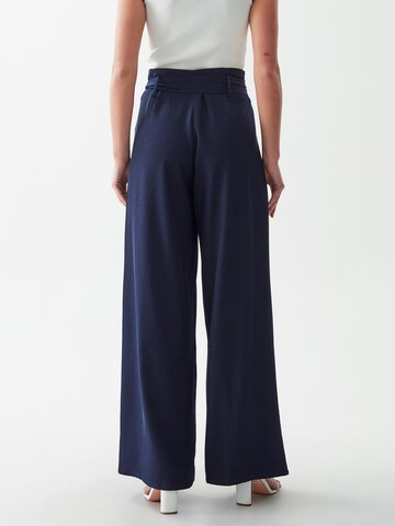 Wide Leg Pantalon 'DIDDY PANTS' Willa en bleu : derrière