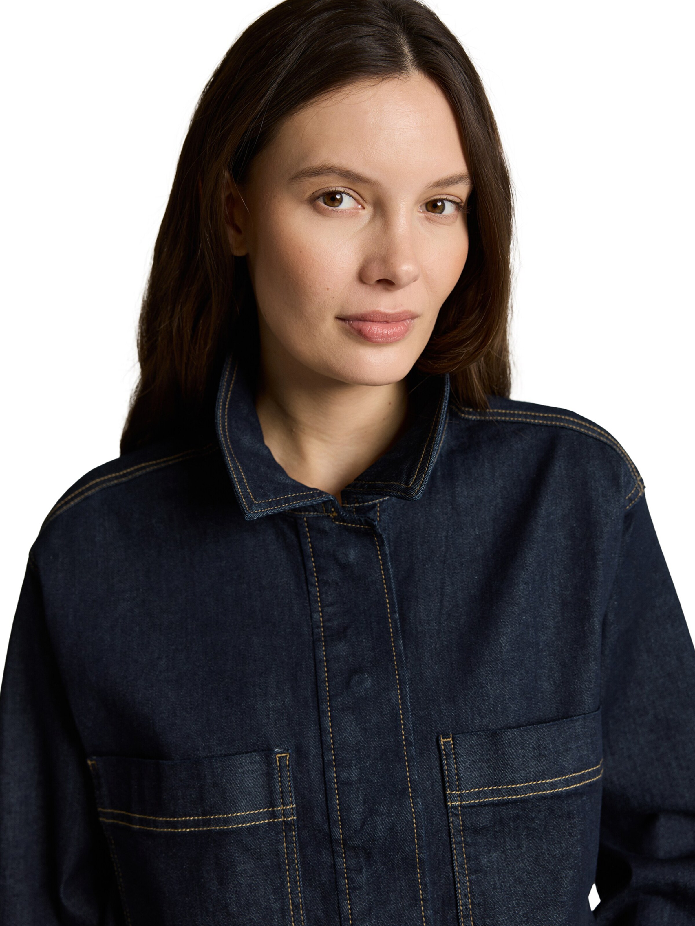 TOM TAILOR - Casaco meia-estação em azul