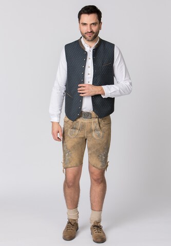 Slimfit Pantaloni per costume tradizionale 'Girgl' di STOCKERPOINT in marrone