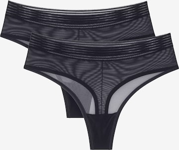 TRIUMPH Stringid 'Tempting Sheer', värv must: eest vaates