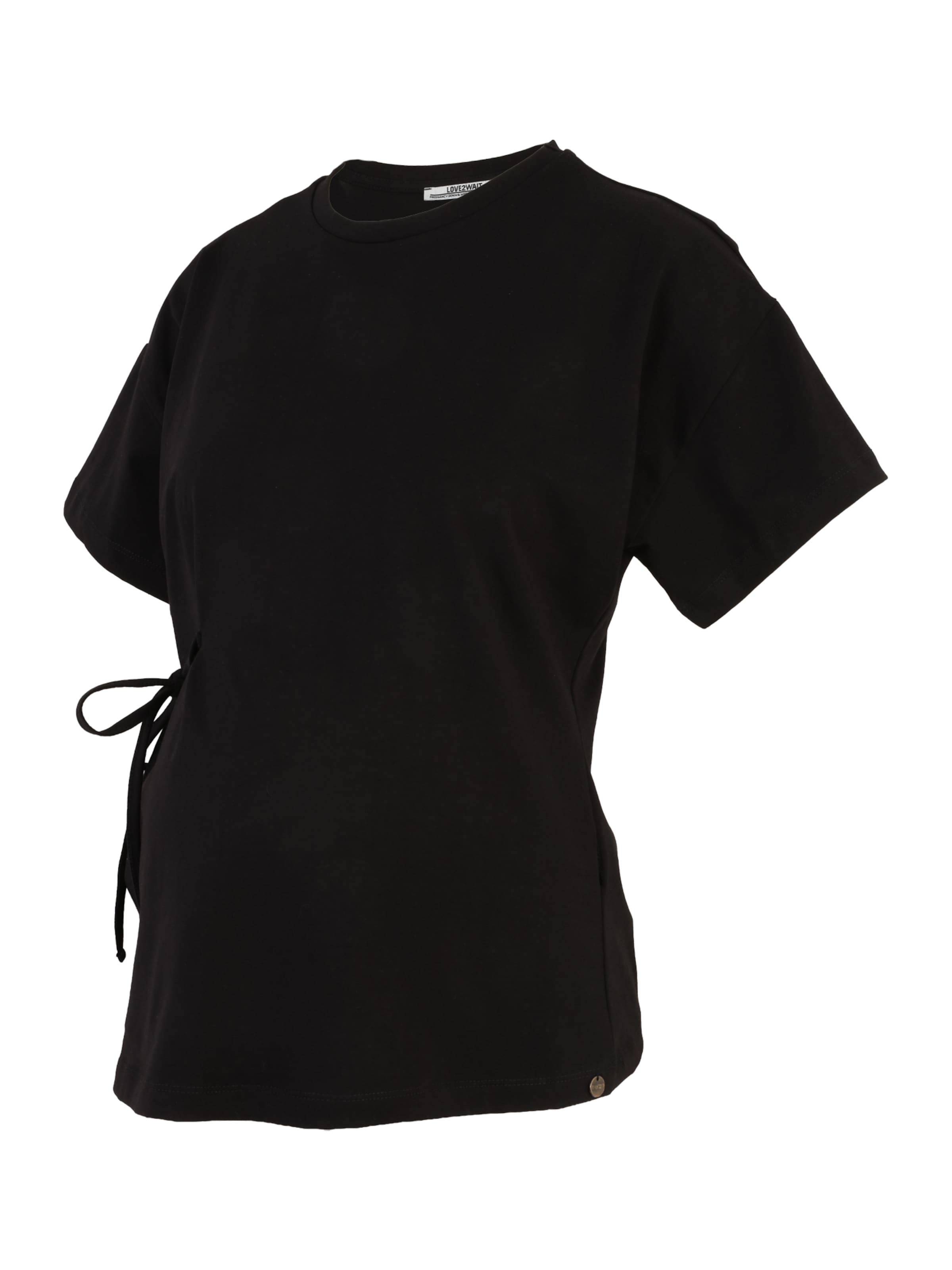 T-shirt LOVE2WAIT en noir : devant