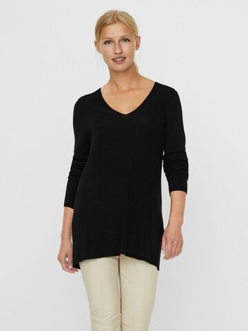 VERO MODA Strickpullover in Schwarz