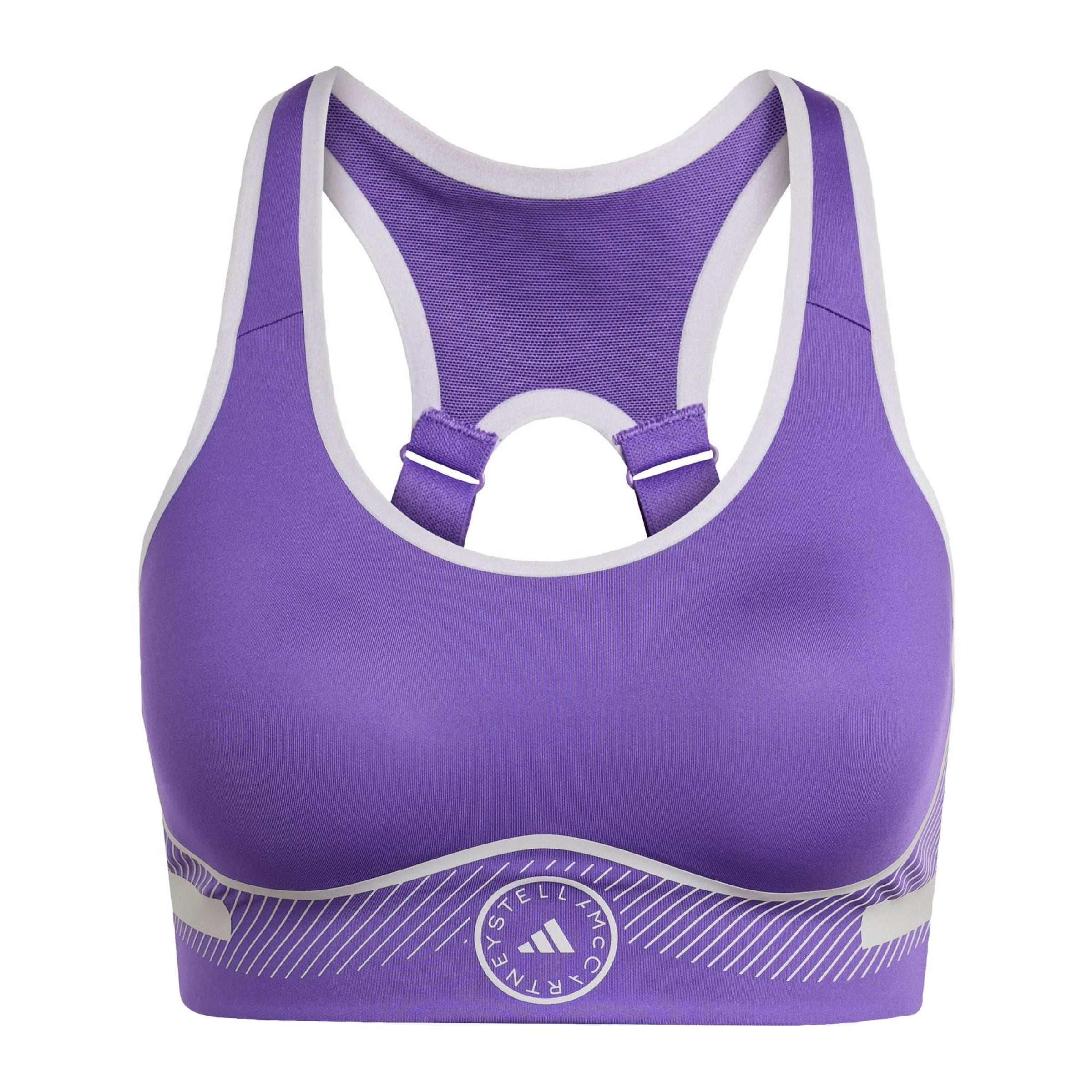 ADIDAS BY STELLA MCCARTNEY - Bustier Sujetador deportivo 'TruePace' en lila: frente