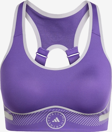 Soutien-gorge de sport 'TruePace' ADIDAS BY STELLA MCCARTNEY en violet : devant