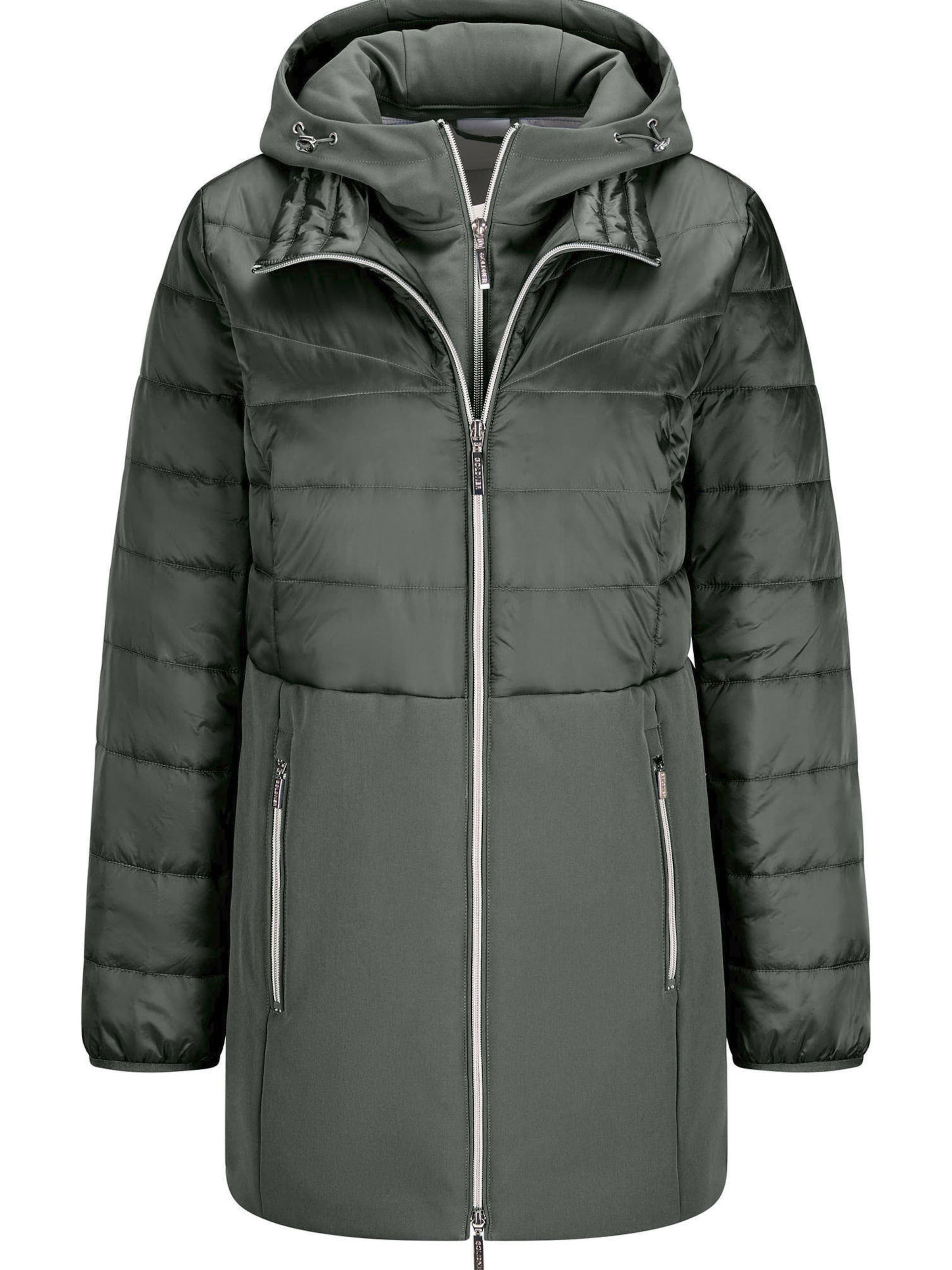 Manteau mi-saison Goldner en vert : devant