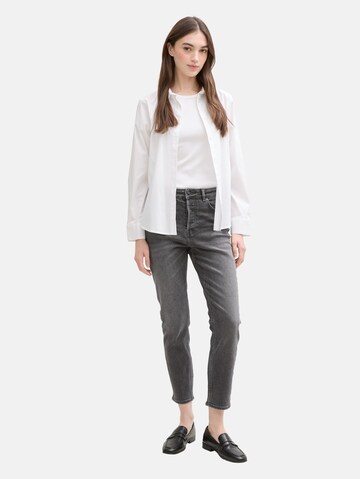 TOM TAILOR DENIM Slimfit Jeans 'Lotte' in Grau