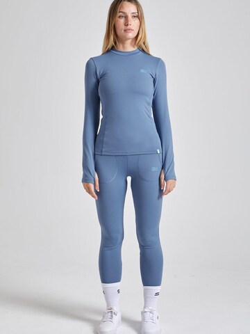 SPORTKIND Funktionsshirt 'Langarmshirt High-Neck'‌‌‌‌‌‌ in Grau