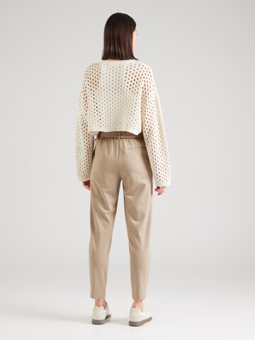 Tapered Pantaloni con pieghe 'Popye' di MSCH COPENHAGEN in marrone