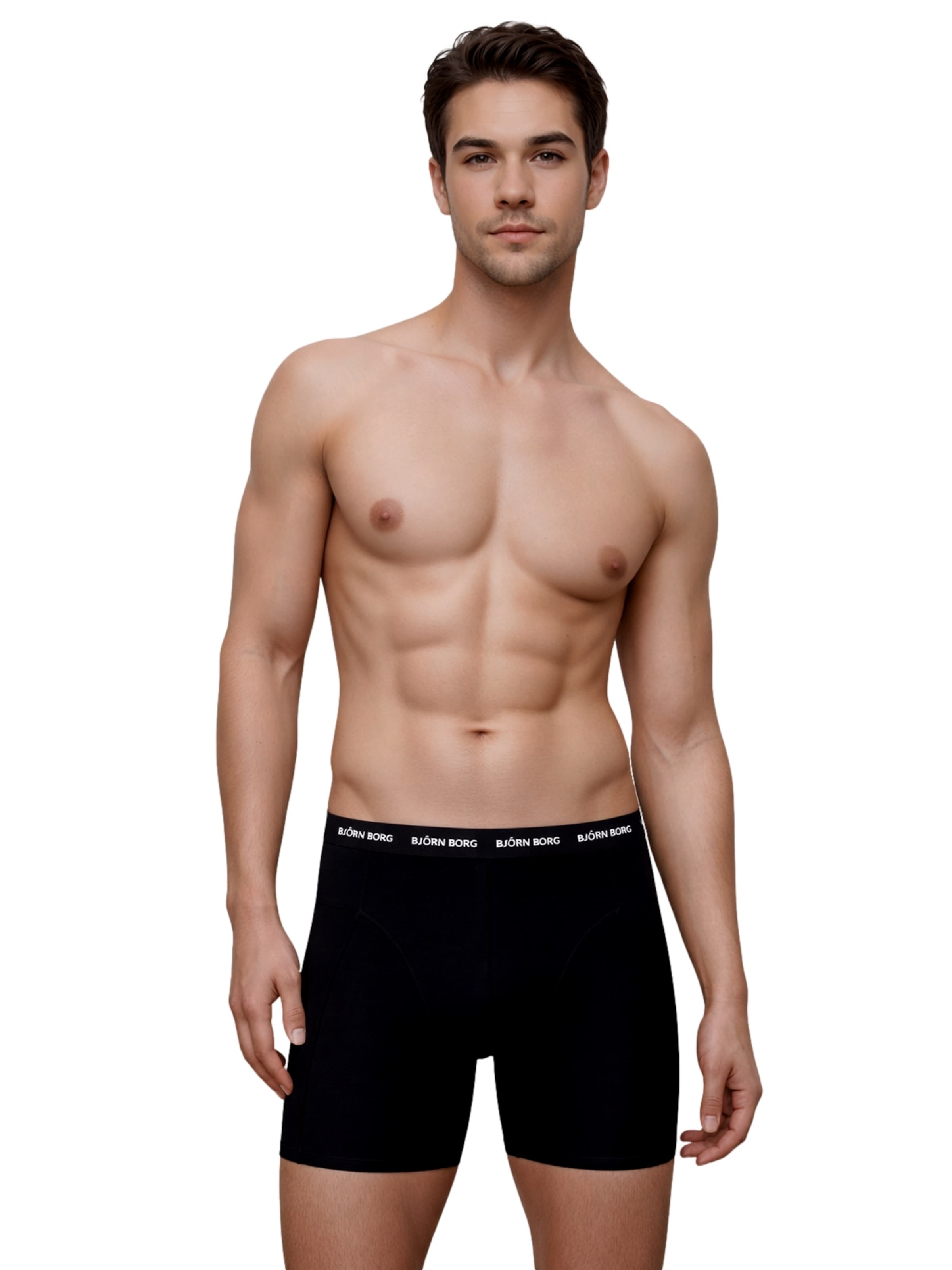 BJÖRN BORG Boksershorts i sort: forside