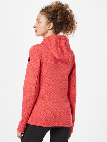 KILLTEC Athletic Fleece Jacket in Red