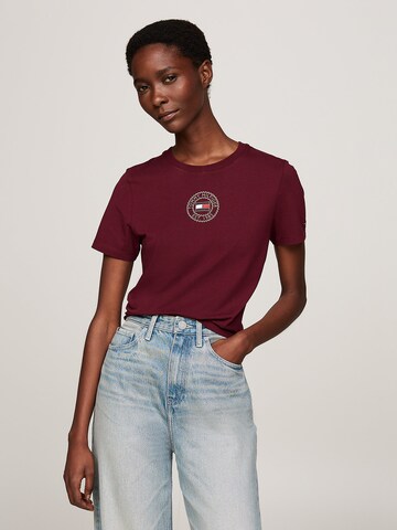 TOMMY HILFIGER Koszulka w kolorze czerwony: przód