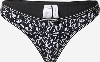 Calvin Klein Swimwear سروال بيكيني بـ أسود / أبيض, عرض المنتج
