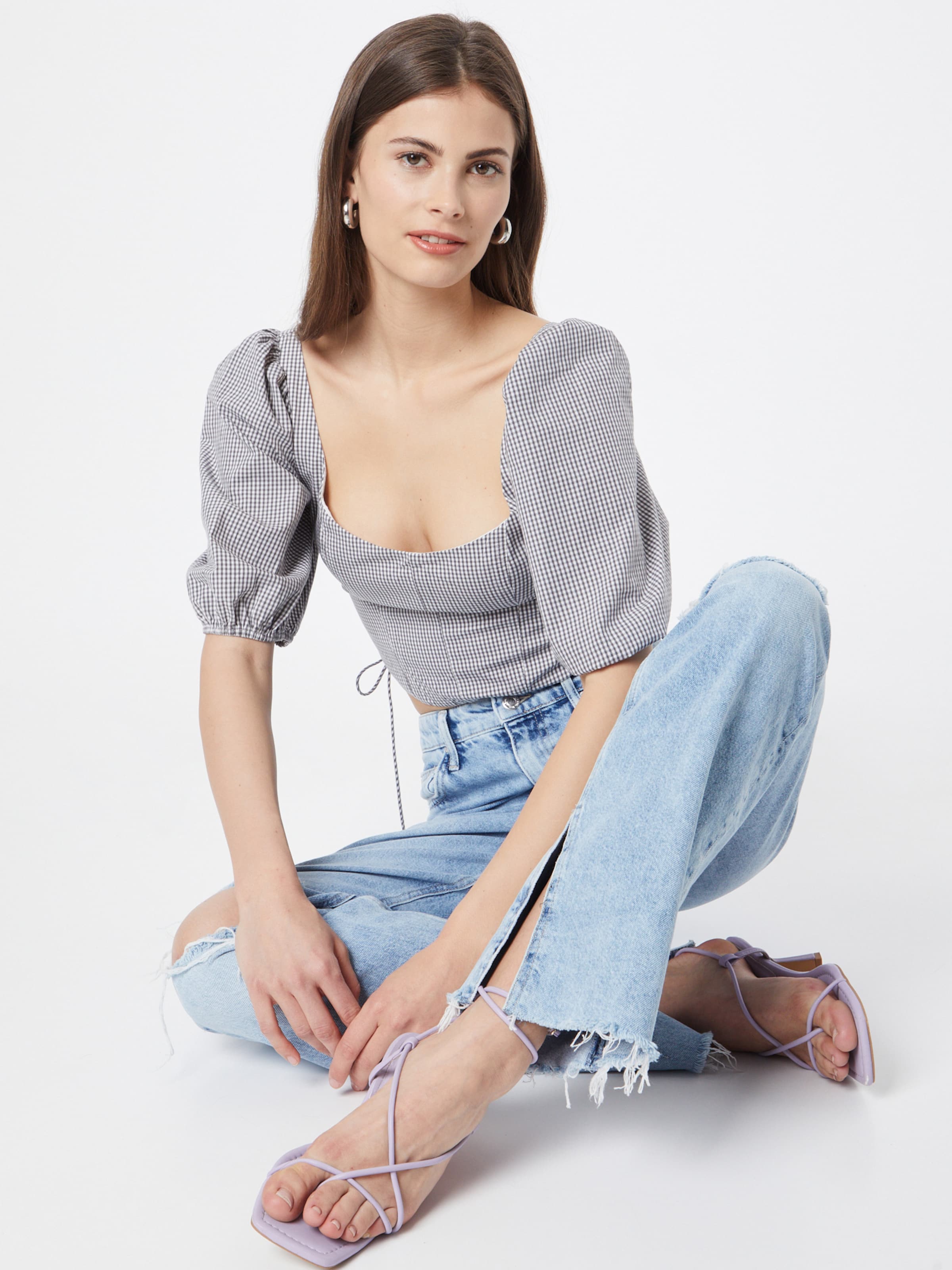 Frauen Blusen & Tuniken Abercrombie & Fitch Bluse in Weiß - QH78360 Frauen Blusen & Tuniken Abercrombie & Fitch Bluse in Weiß - QH78360