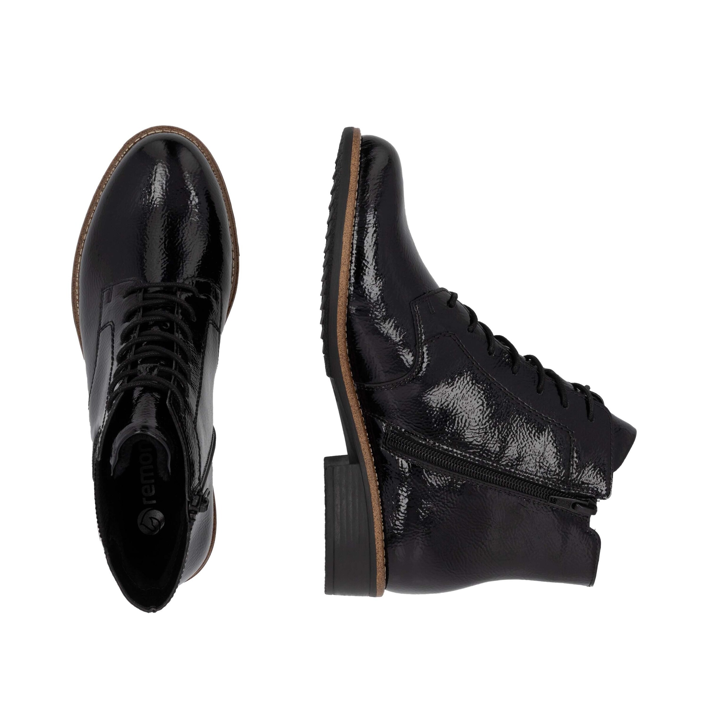 REMONTE Lace-Up Boots 'D0F79' in Black