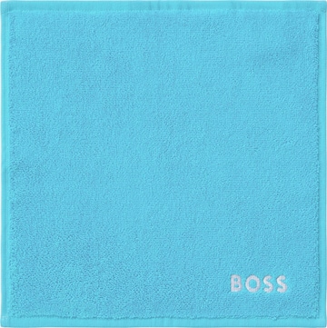 BOSS Home Waschlappen 'PLAIN' in Blau