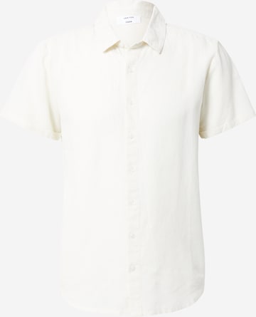DAN FOX APPAREL Button Up Shirt 'Logan' in White: front