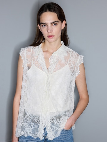 Ipekyol Blouse in Wit: voorkant