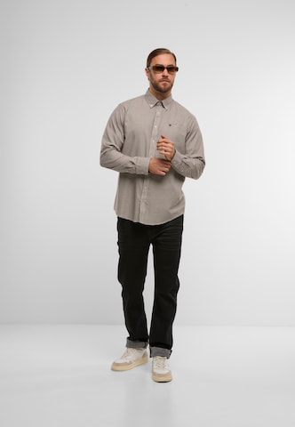 FYNCH-HATTON Regular fit Srajca 'Vichy Check' | rjava barva