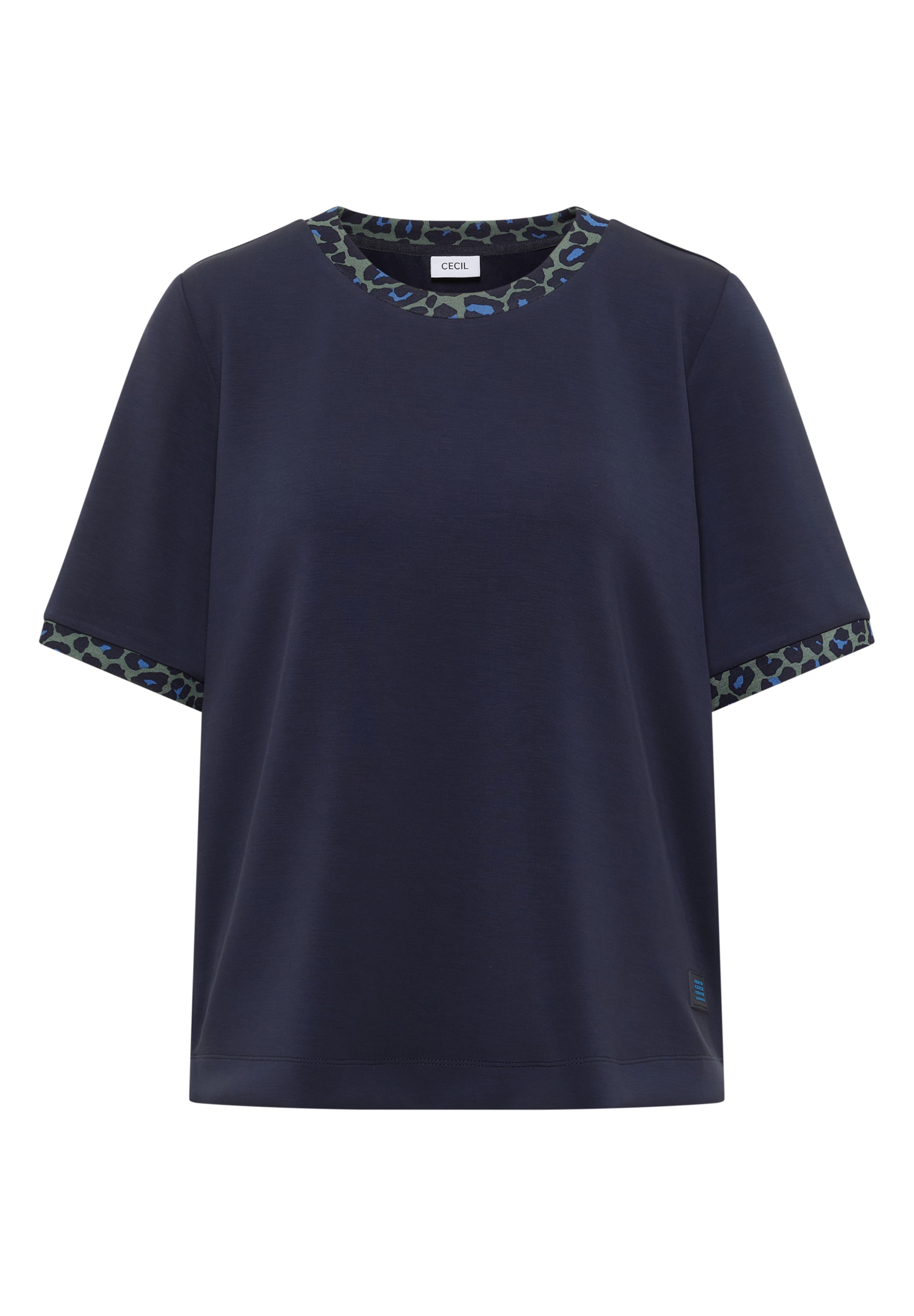 CECIL T-Shirt in Blau: Vorderseite