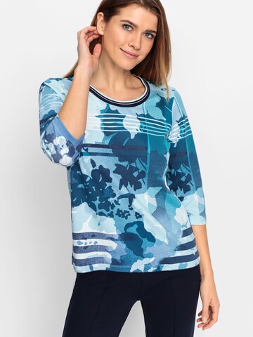 Olsen Shirt in Blauw: voorkant