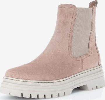 GABOR Chelsea boots in Roze: voorkant