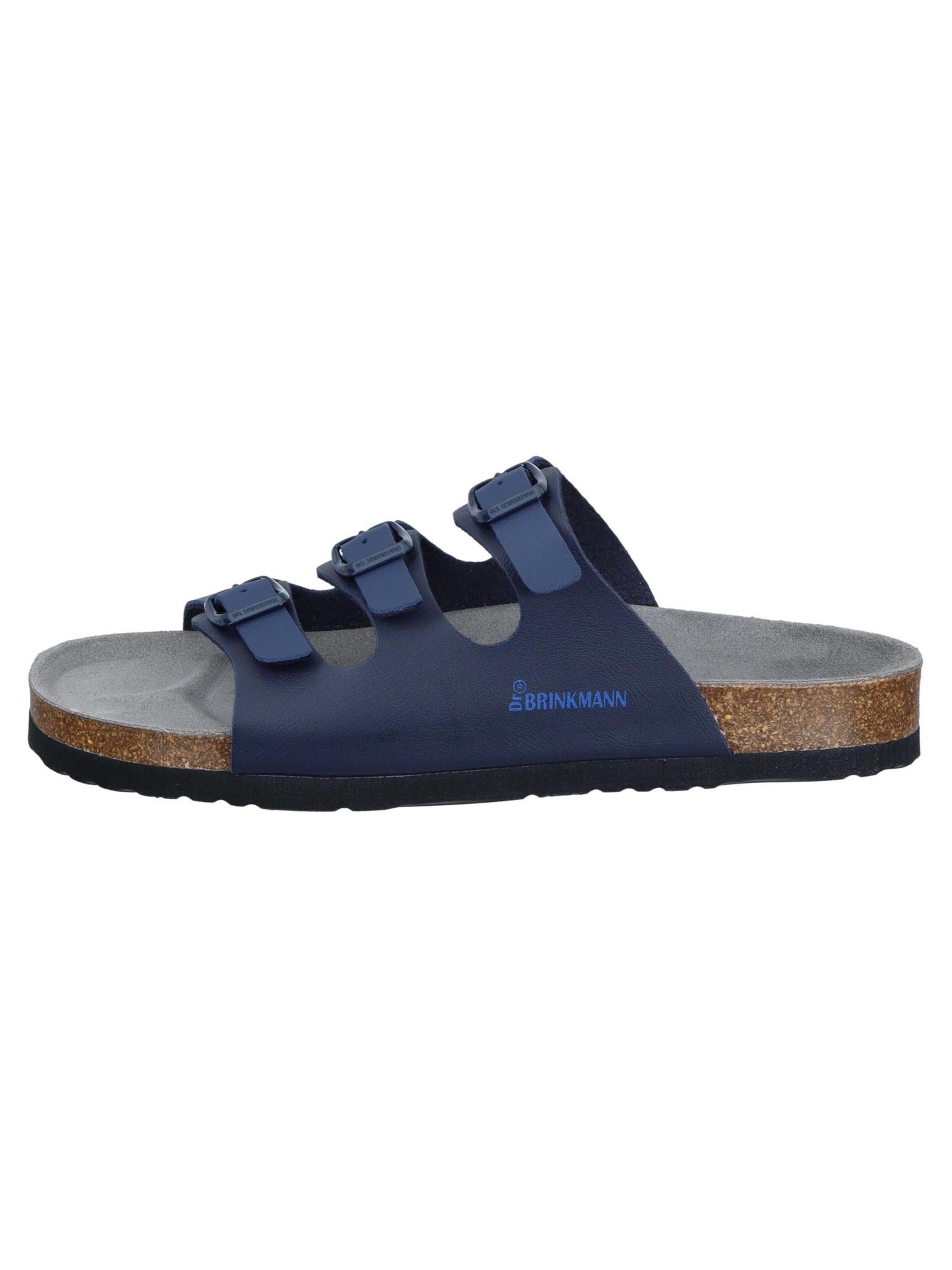 DR. BRINKMANN Slippers 'Novelda' in Blue: front