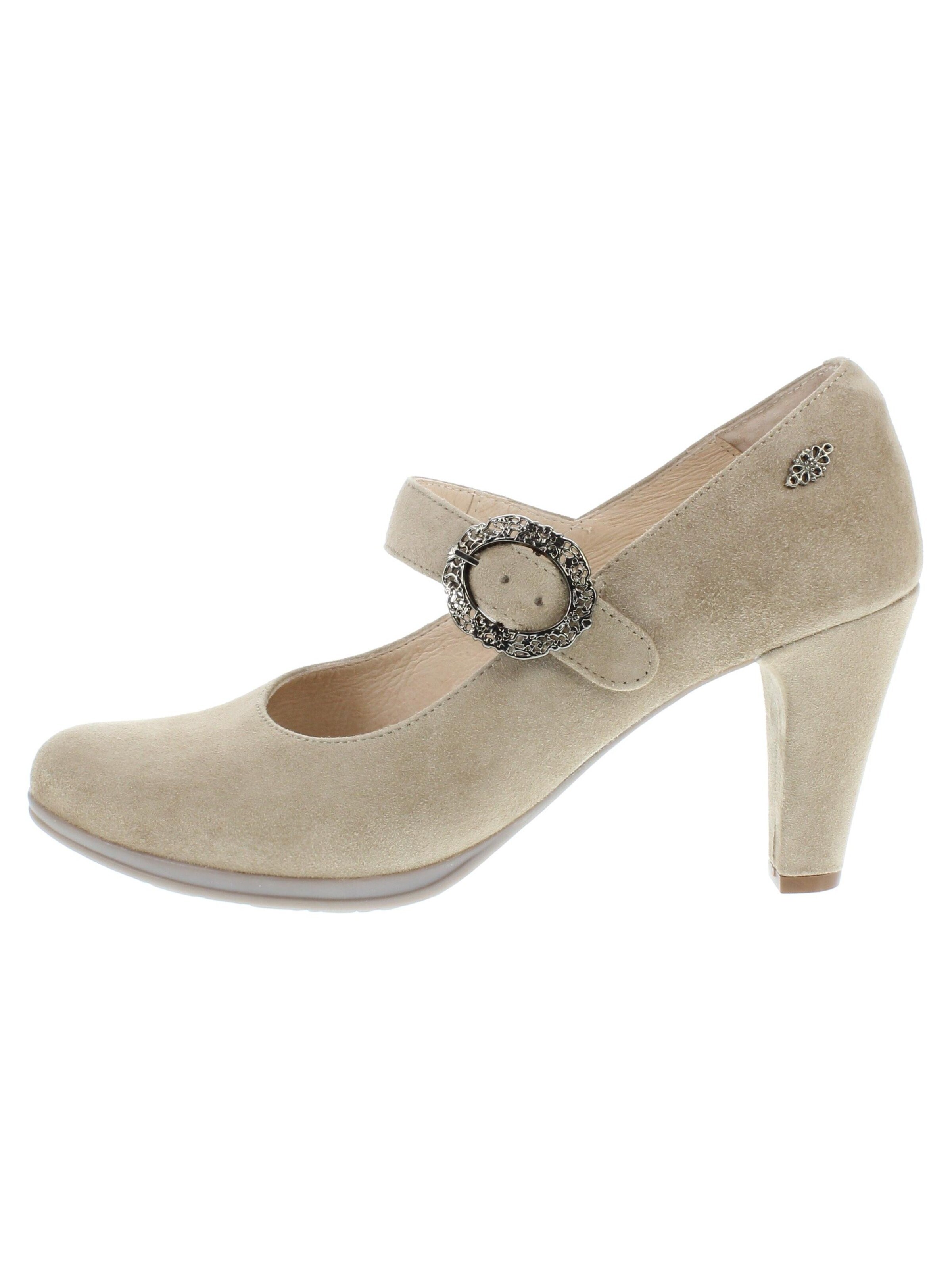 XAVER LUIS Schuhmanufaktur Pumps 'Sarah' in Beige: front