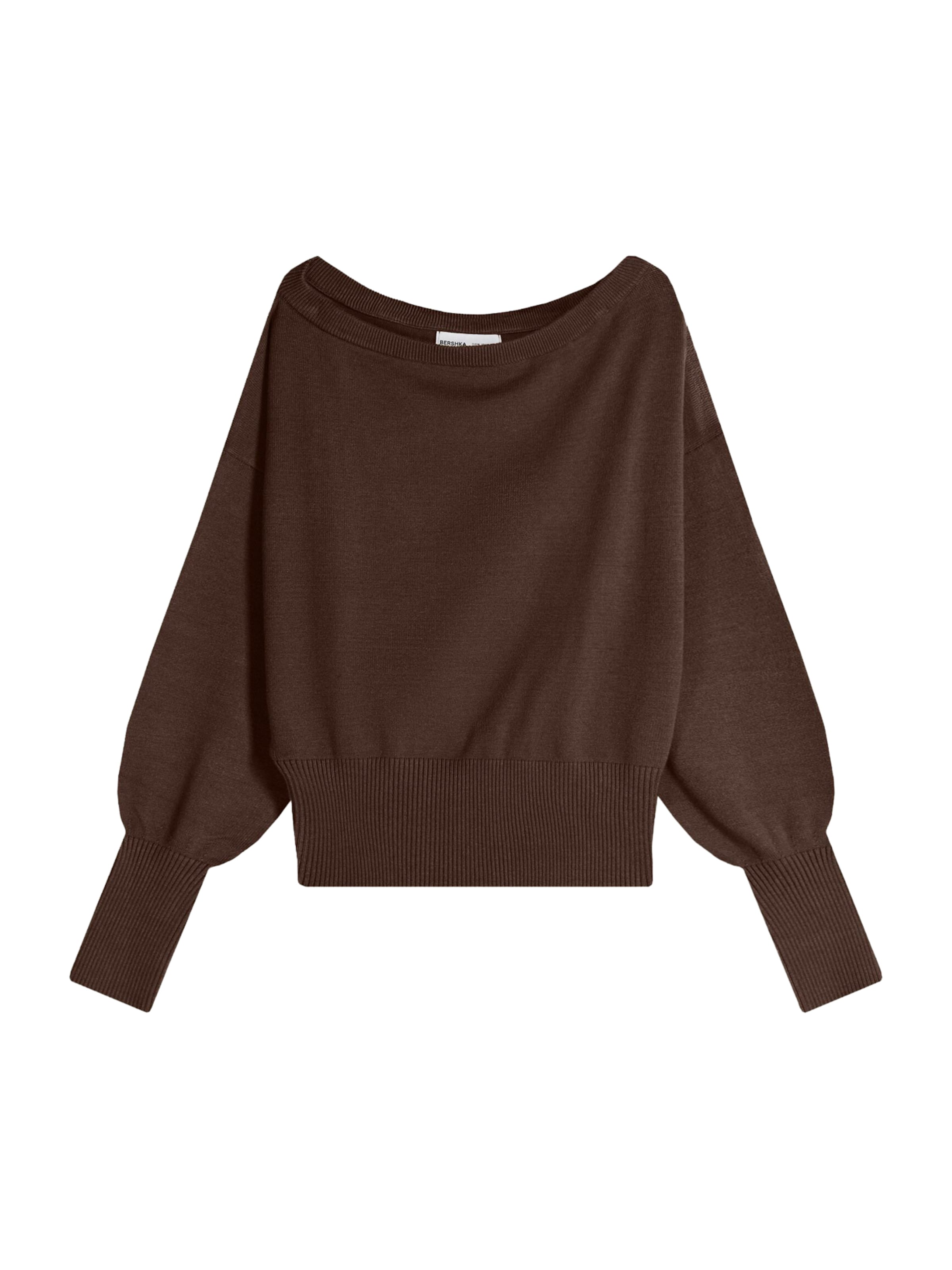 Pulover de la Bershka pe maro: față