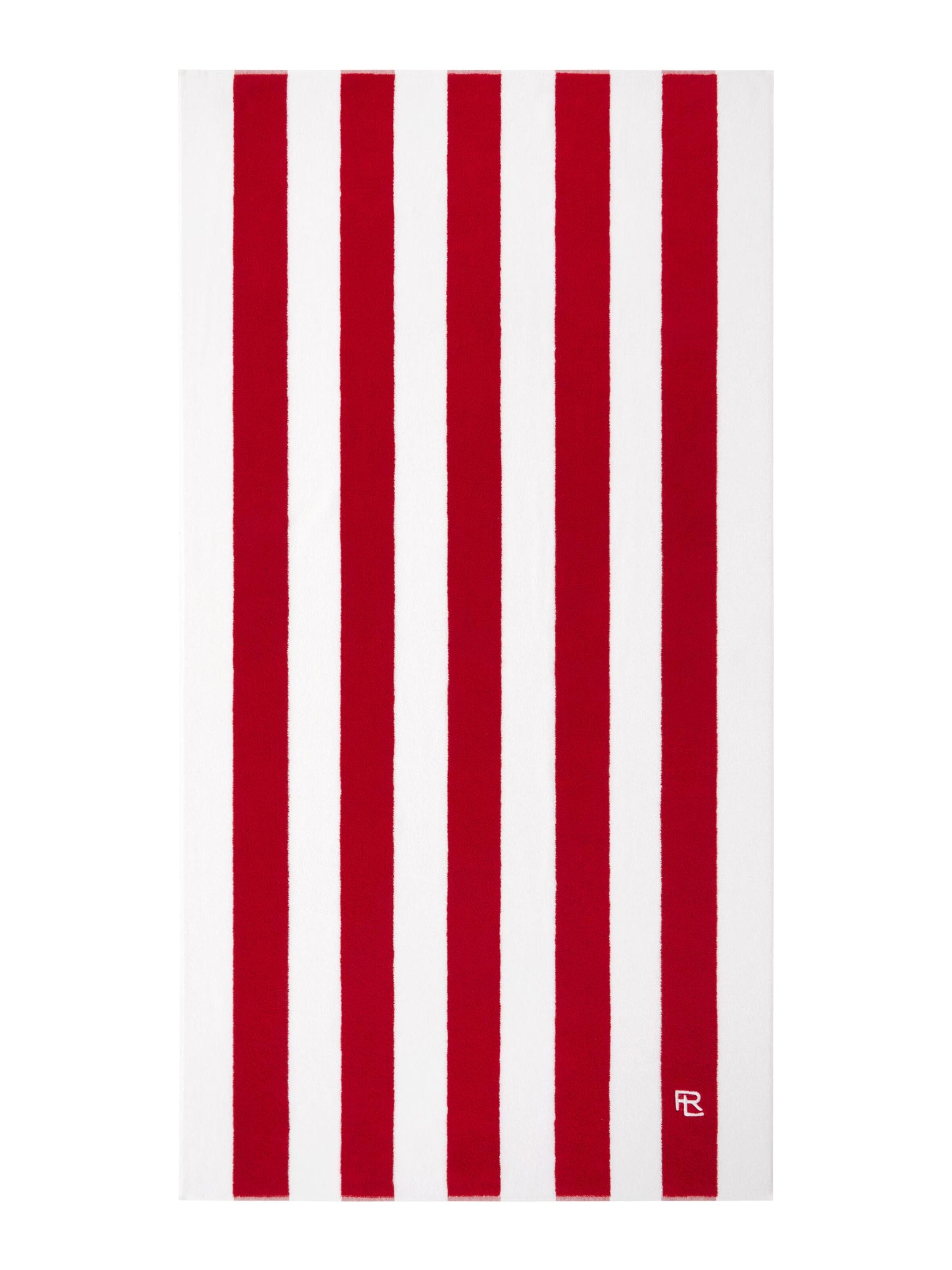 Ralph Lauren Home Beach Towel 'HENLEY' in Red: front