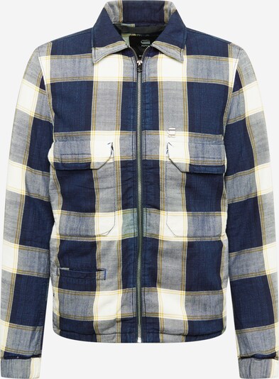 G-Star RAW Veste mi-saison en bleu marine / jaune / gris / blanc, Vue avec produit