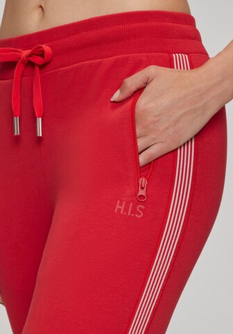H.I.S Slim fit Pants in Red