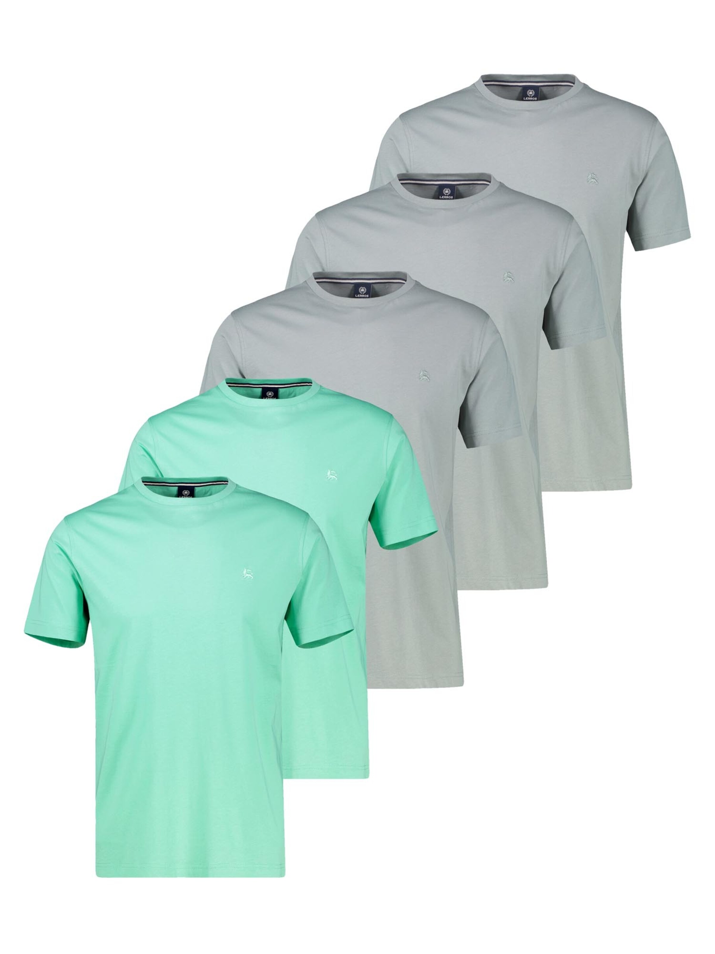 LERROS Shirt 'Basic'‌‌‌‌‌‌ in Grau: Vorderseite