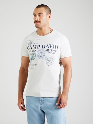 pelēks CAMP DAVID T-Krekls: no priekšpuses