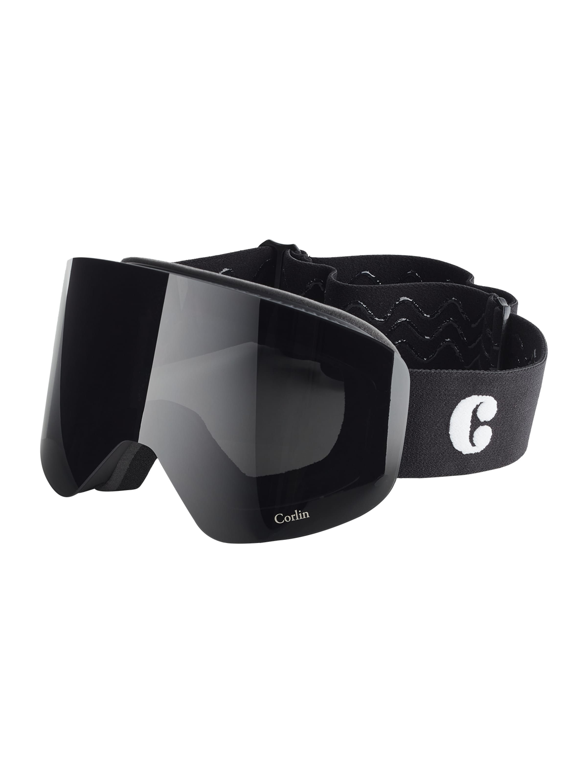 Occhiali da sole 'Reuben' di Corlin in nero: frontale