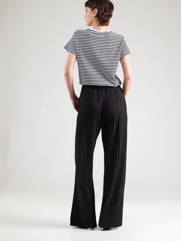 Wide Leg Pantalon 'MILANO' KARL LAGERFELD JEANS en noir