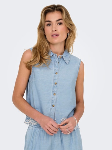 ONLY Blouse 'ONLMOON' in Blauw
