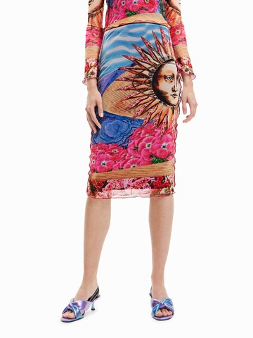 Jupe 'Ania' Desigual en bleu : devant