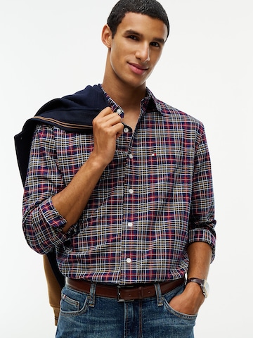 TOMMY HILFIGER Comfort fit Button Up Shirt in Blue