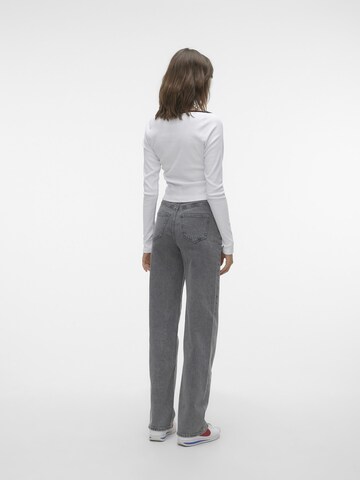 VERO MODA Wide Leg Jeans 'Tessa' i grå
